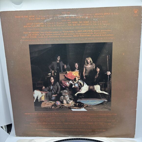 Aerosmith ~Toys in the Attic~ Vinyl Columbia JC 33479 1976 - GRG Tested - Picture 6 of 7